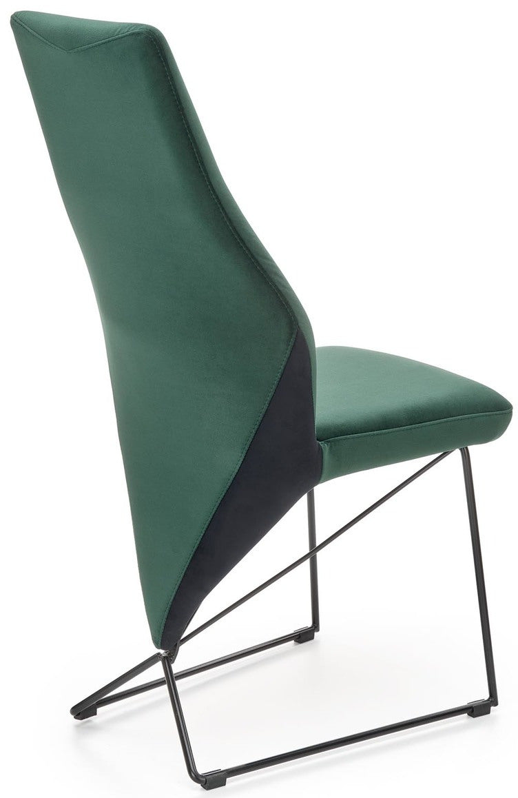 Kitchen Chair K485-C | size: Width: 44cm, Height: 96cm, Depth: 63cm | color: Green | image: 5 | variant: 1016804