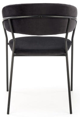 Kitchen Chair Larnaca | size: Width: 57cm, Height: 79cm, Depth: 54cm | color: Black | image: 4 | variant: 1002349