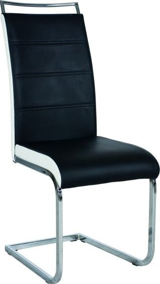 Kitchen Chair Leningrad | size: Width: 41cm, Height: 102cm, Depth: 42cm | color: Black | image: 1 | variant: 1003623
