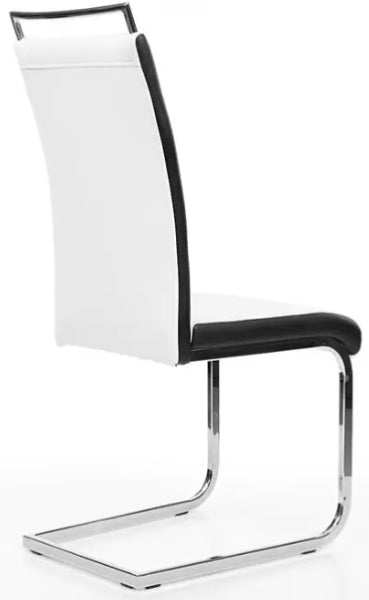 Kitchen Chair Leningrad | size: Width: 41cm, Height: 102cm, Depth: 42cm | color: White | image: 2 | variant: 1003622