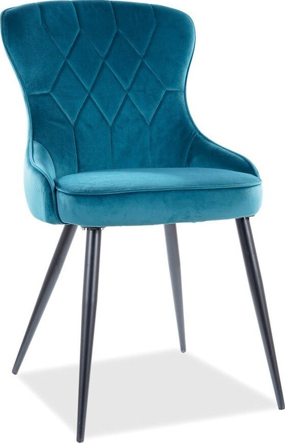 Kitchen Chair Makkah | size: Width: 52cm, Height: 91cm, Depth: 45cm | color: Blue | image: 1 | variant: 1003663