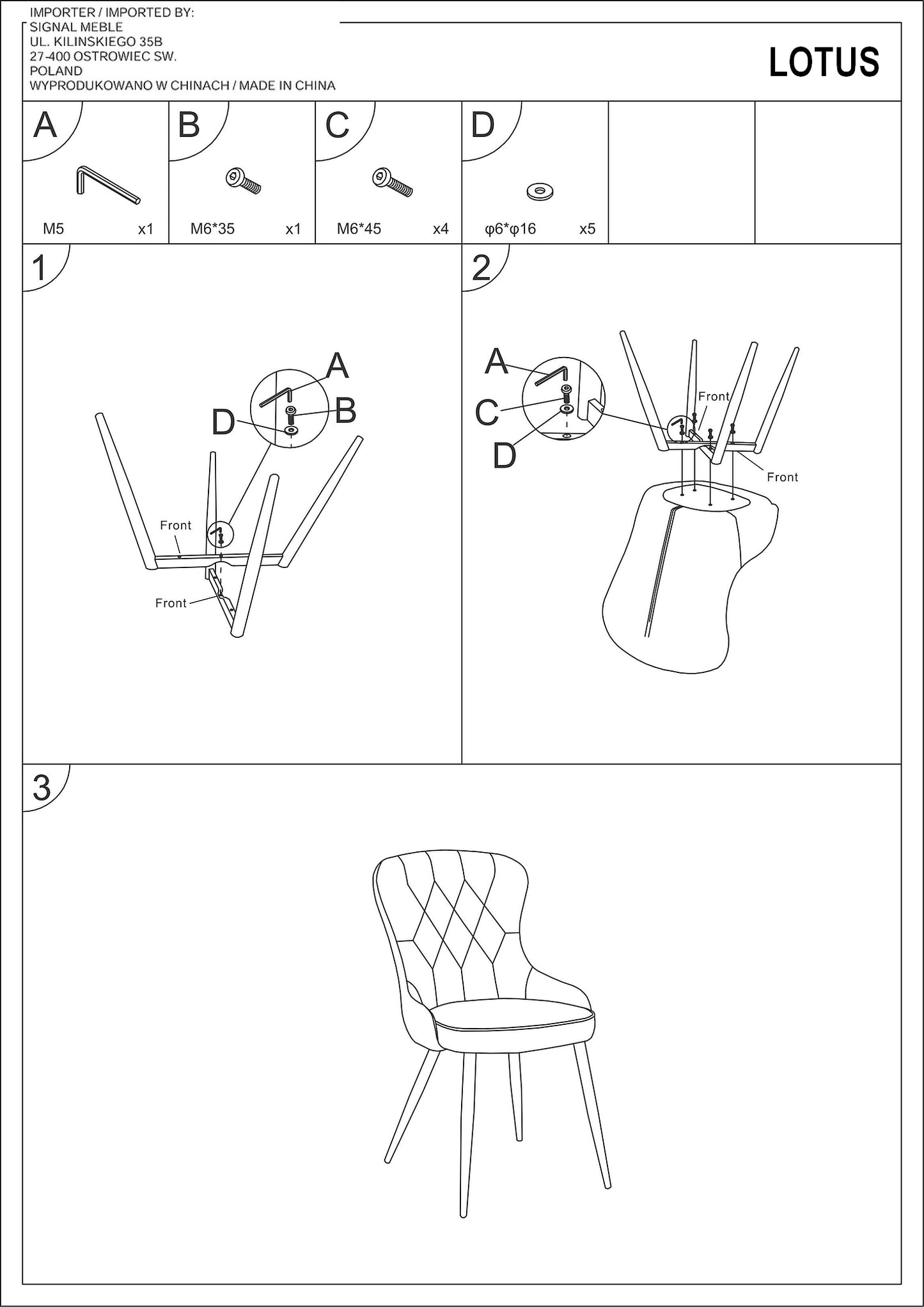 Kitchen Chair Makkah | size: Width: 52cm, Height: 91cm, Depth: 45cm | color: Blue | image: 6 | variant: 1003663