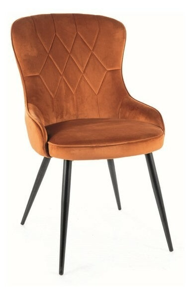 Kitchen Chair Makkah | size: Width: 52cm, Height: 91cm, Depth: 45cm | color: Orange | image: 0 | variant: 1003665