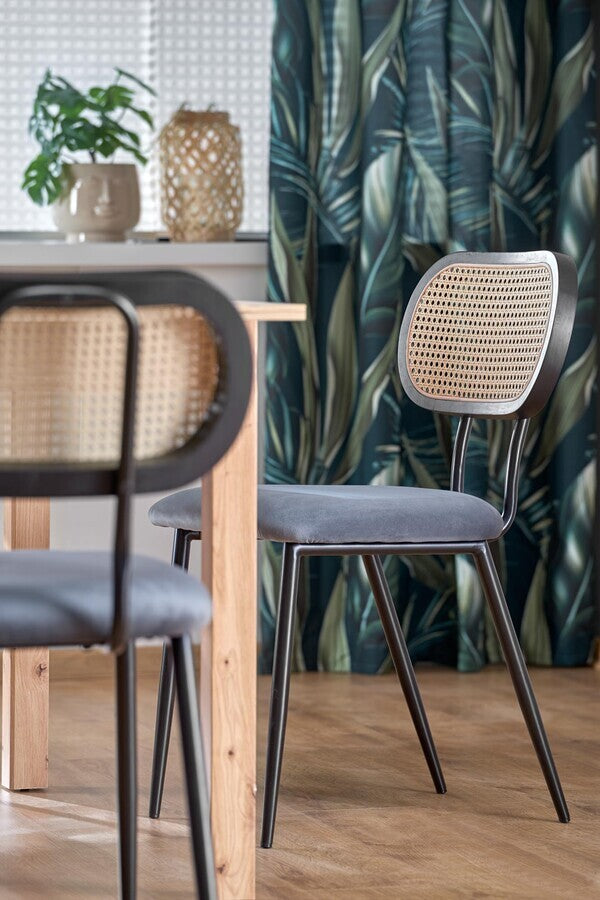 Kitchen Chair Malaga | size: Width: 53cm, Height: 84cm, Depth: 60cm | color: Gray | image: 4 | variant: 1002488