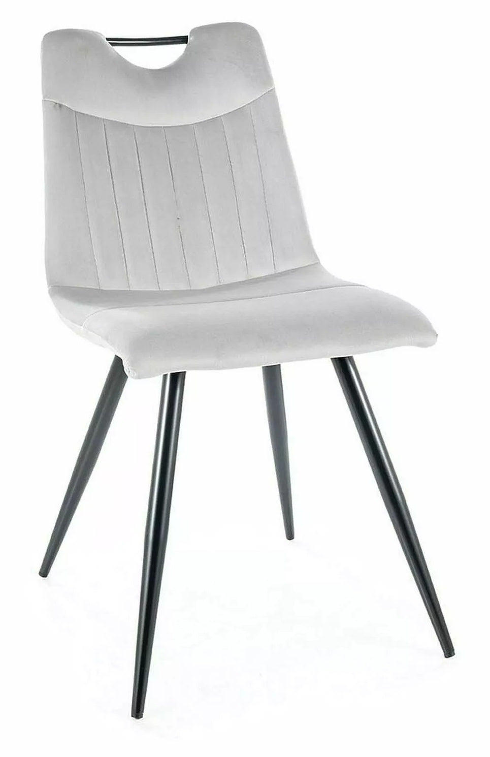 Kitchen Chair Orfe | size: Width: 49cm, Height: 86cm, Depth: 36cm | color: Gray | image: 0 | variant: 1003984