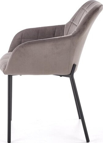 Kitchen Chair Panevezys | size: Width: 58cm, Height: 80cm, Depth: 57cm | color: Gray | image: 2 | variant: 1002229