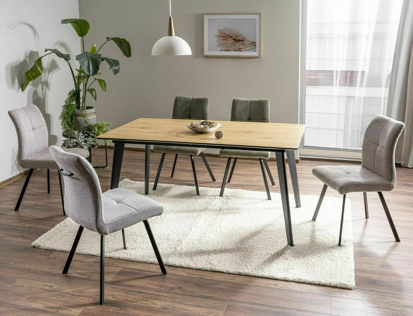 Kitchen Chair Pune | size: Width: 50cm, Height: 90cm, Depth: 43cm | color: Olive | image: 3 | variant: 1003762