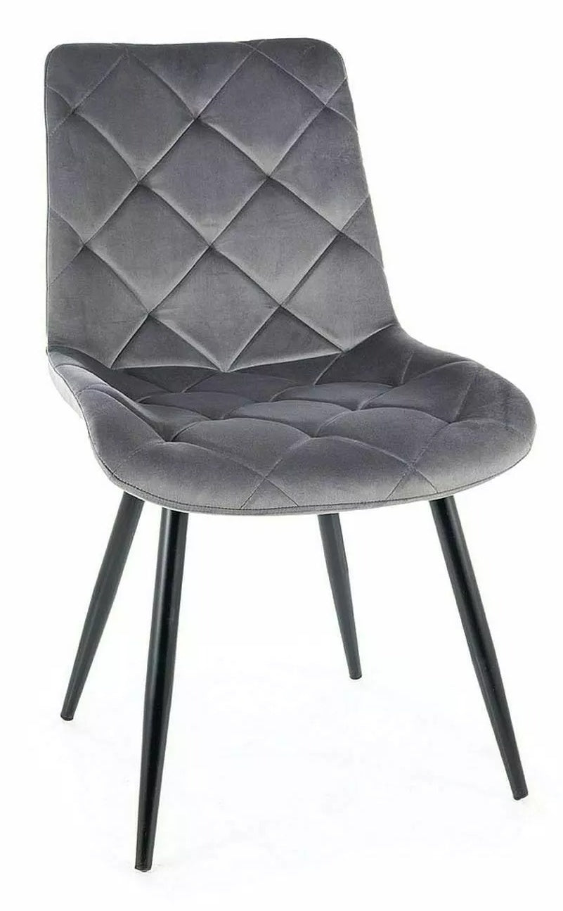 Kitchen Chair Ralph | size: Width: 51cm, Height: 88cm, Depth: 42cm | color: Gray | image: 0 | variant: 1017804