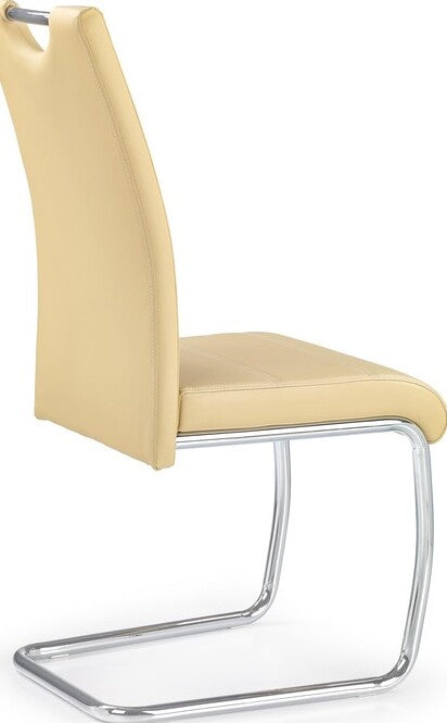 Kitchen Chair Riga | size: Width: 42cm, Height: 97cm, Depth: 60cm | color: Beige | image: 2 | variant: 1002179