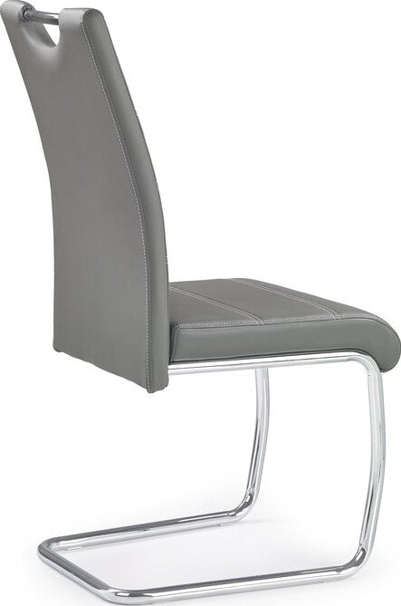 Kitchen Chair Riga | size: Width: 42cm, Height: 97cm, Depth: 60cm | color: Gray | image: 2 | variant: 1002178