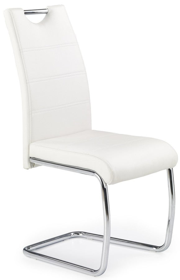 Kitchen Chair Riga | size: Width: 42cm, Height: 97cm, Depth: 60cm | color: White | image: 1 | variant: 1002176