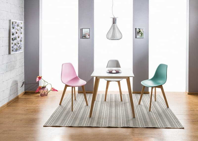 Kitchen Chair San Antonio | size: Width: 47cm, Height: 84cm, Depth: 37cm | color: Gray | image: 1 | variant: 1003688