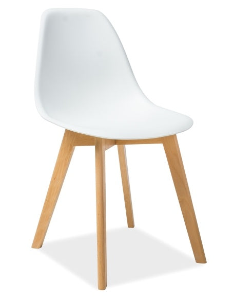 Kitchen Chair San Antonio | size: Width: 47cm, Height: 84cm, Depth: 37cm | color: White | image: 0 | variant: 1003689