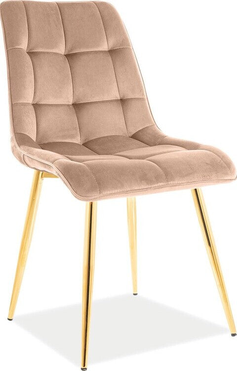 Kitchen Chair Sao Paulo | size: Width: 50cm, Height: 88cm, Depth: 43cm | color: Beige | image: 1 | variant: 1003583