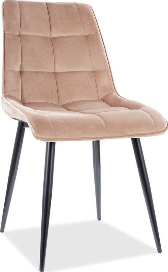 Kitchen Chair Sao Paulo | size: Width: 50cm, Height: 88cm, Depth: 43cm | color: Beige | image: 1 | variant: 1003591