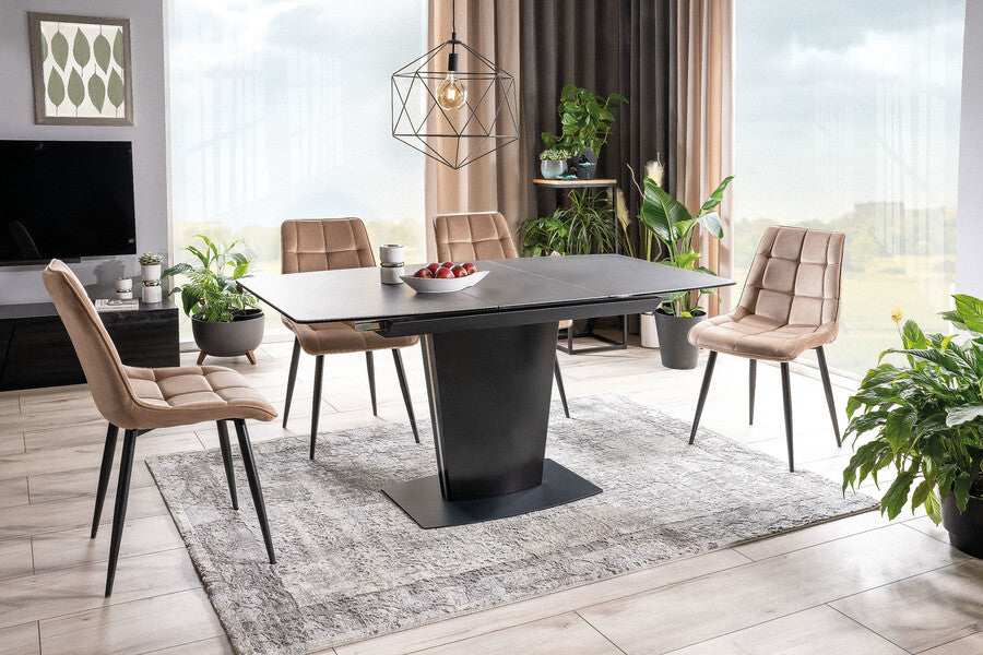 Kitchen Chair Sao Paulo | size: Width: 50cm, Height: 88cm, Depth: 43cm | color: Beige | image: 3 | variant: 1003591