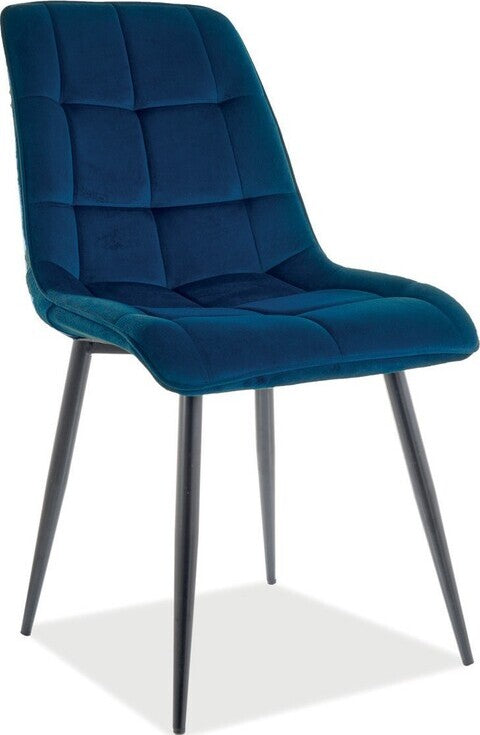 Kitchen Chair Sao Paulo | size: Width: 50cm, Height: 88cm, Depth: 43cm | color: Blue | image: 1 | variant: 1003595