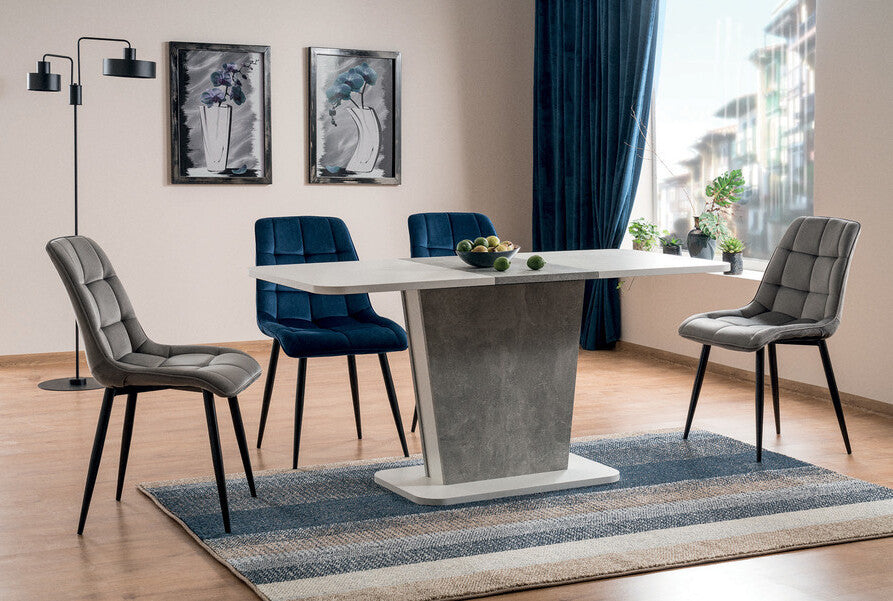 Kitchen Chair Sao Paulo | size: Width: 50cm, Height: 88cm, Depth: 43cm | color: Blue | image: 2 | variant: 1003595