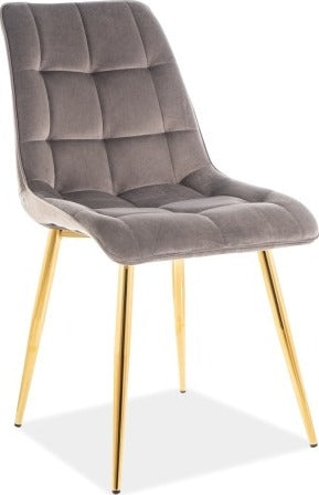 Kitchen Chair Sao Paulo | size: Width: 50cm, Height: 88cm, Depth: 43cm | color: Gray | image: 1 | variant: 1003582