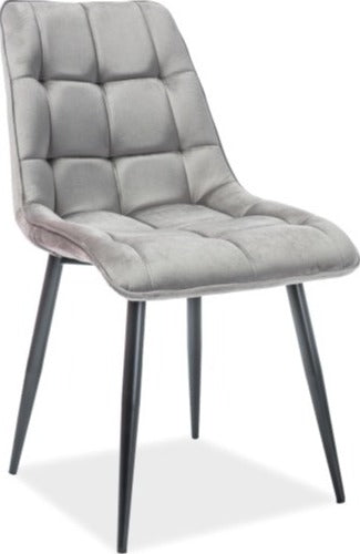 Kitchen Chair Sao Paulo | size: Width: 50cm, Height: 88cm, Depth: 43cm | color: Gray | image: 1 | variant: 1003590