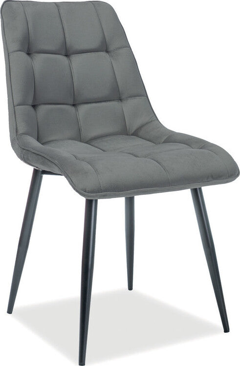 Kitchen Chair Sao Paulo | size: Width: 50cm, Height: 88cm, Depth: 43cm | color: Gray | image: 1 | variant: 1003596