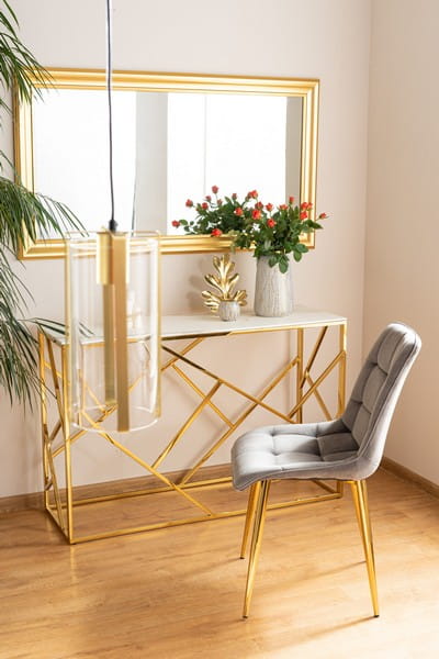 Kitchen Chair Sao Paulo | size: Width: 50cm, Height: 88cm, Depth: 43cm | color: Gray | image: 4 | variant: 1003582