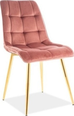 Kitchen Chair Sao Paulo | size: Width: 50cm, Height: 88cm, Depth: 43cm | color: Pink | image: 1 | variant: 1003581