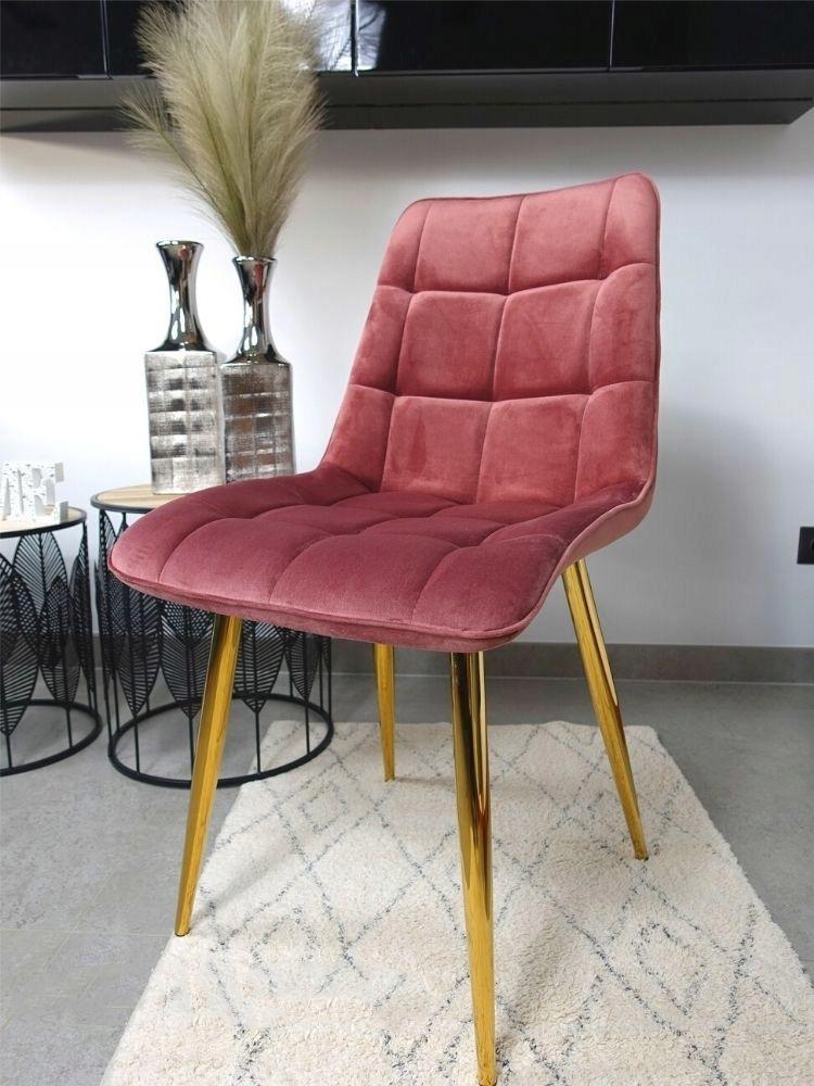 Kitchen Chair Sao Paulo | size: Width: 50cm, Height: 88cm, Depth: 43cm | color: Pink | image: 3 | variant: 1003581