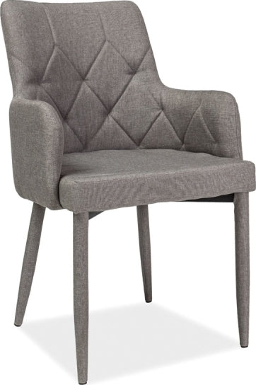 Kitchen Chair Soweto | size: Width: 55cm, Height: 88cm, Depth: 44cm | color: Gray | image: 1 | variant: 1007704