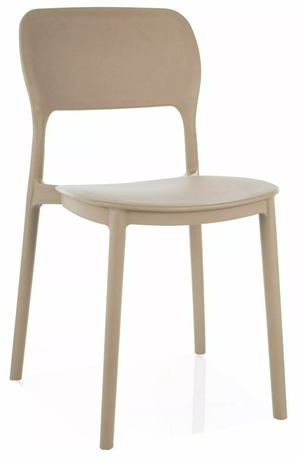 Kitchen Chair Timo | size: Width: 42cm, Height: 82cm, Depth: 42cm | color: Beige | image: 0 | variant: 1003956