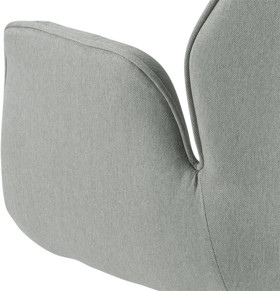 Kitchen Chair Tunbridge | size: Width: 60.5cm, Height: 91cm, Depth: 58.5cm | color: Black/Grey | image: 6 | variant: 1000769