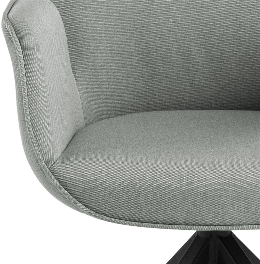 Kitchen Chair Tunbridge | size: Width: 60.5cm, Height: 91cm, Depth: 58.5cm | color: Oak/Grey | image: 5 | variant: 1000768
