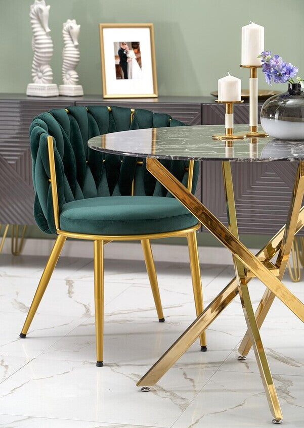 Kitchen Chair Valladolid | size: Width: 57cm, Height: 79cm, Depth: 60cm | color: Green | image: 3 | variant: 1002513