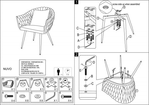 Kitchen Chair Washington D.C. | size: Width: 62cm, Height: 86cm, Depth: 47cm | color: Yellow | image: 5 | variant: 1003692