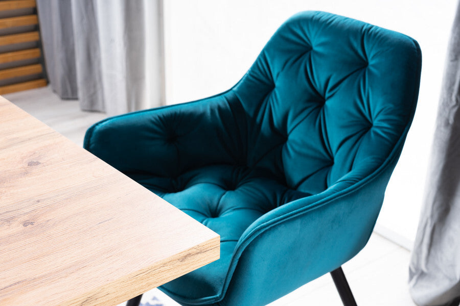 Kitchen Chair Washington | size: Width: 43cm, Height: 87cm, Depth: 57cm | color: Blue | image: 4 | variant: 1007786