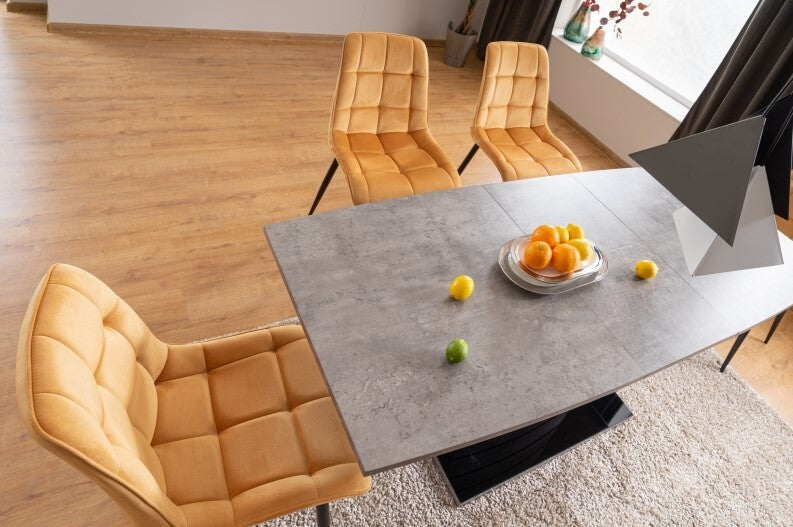 Kitchen Chair Wellington | size: Width: 50cm, Height: 88cm, Depth: 43cm | color: Yellow | image: 3 | variant: 1003575