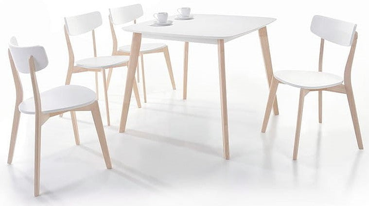 Kitchen Chair West Agadir | size: Width: 50cm, Height: 77cm, Depth: 44cm | color: White | image: 2 | variant: 1007705