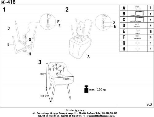 Kitchen Chair West Bedford | size: Width: 56cm, Height: 81cm, Depth: 65cm | color: Yellow | image: 5 | variant: 1007184