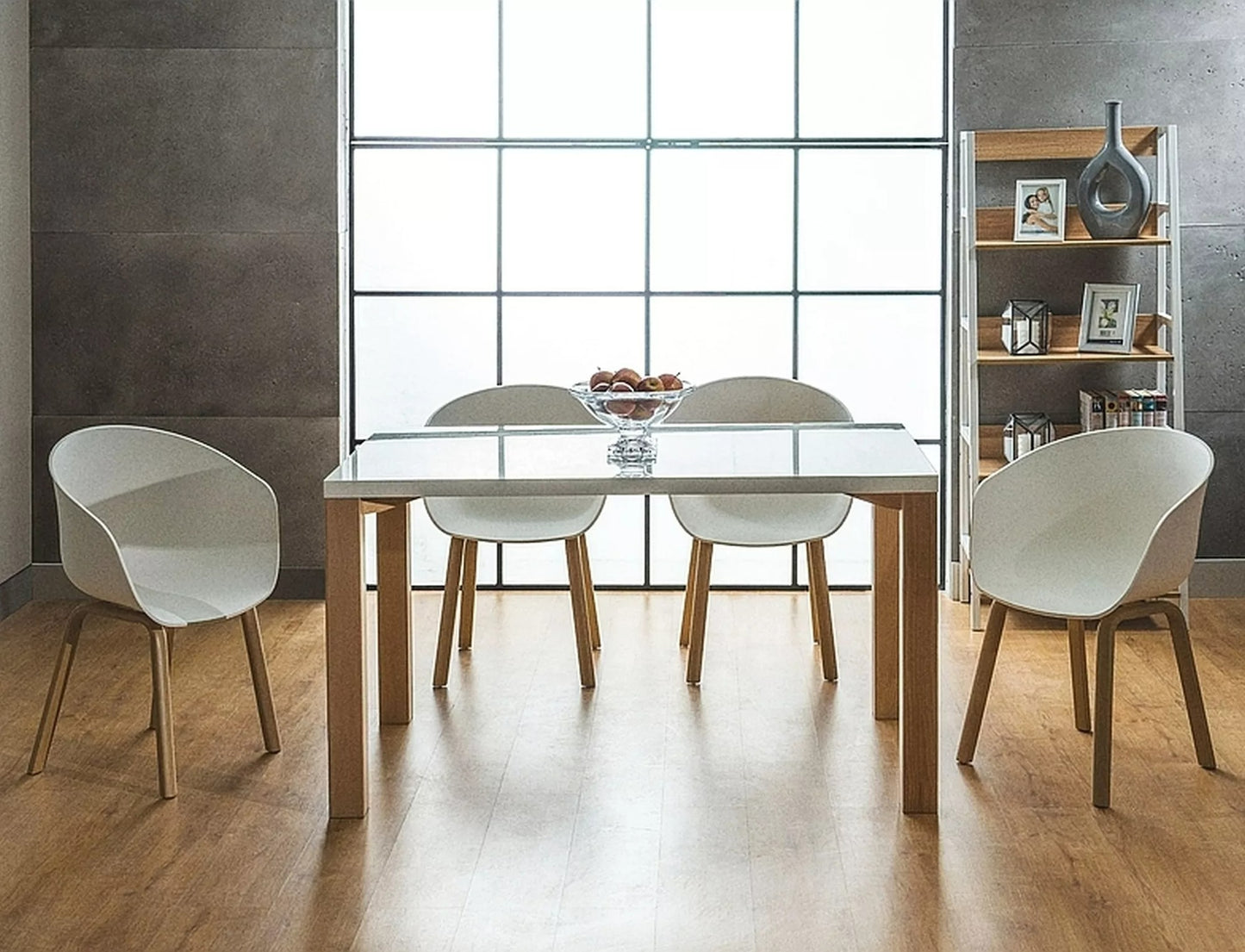 Kitchen Chair West Birmingham | size: Width: 56cm, Height: 80cm, Depth: 42cm | color: White | image: 5 | variant: 1007931