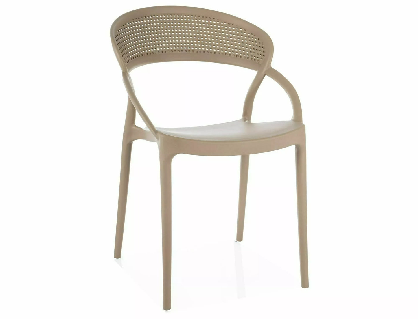 Kitchen Chair West Bogota | size: Width: 52cm, Height: 81cm, Depth: 43cm | color: Beige | image: 2 | variant: 1007932