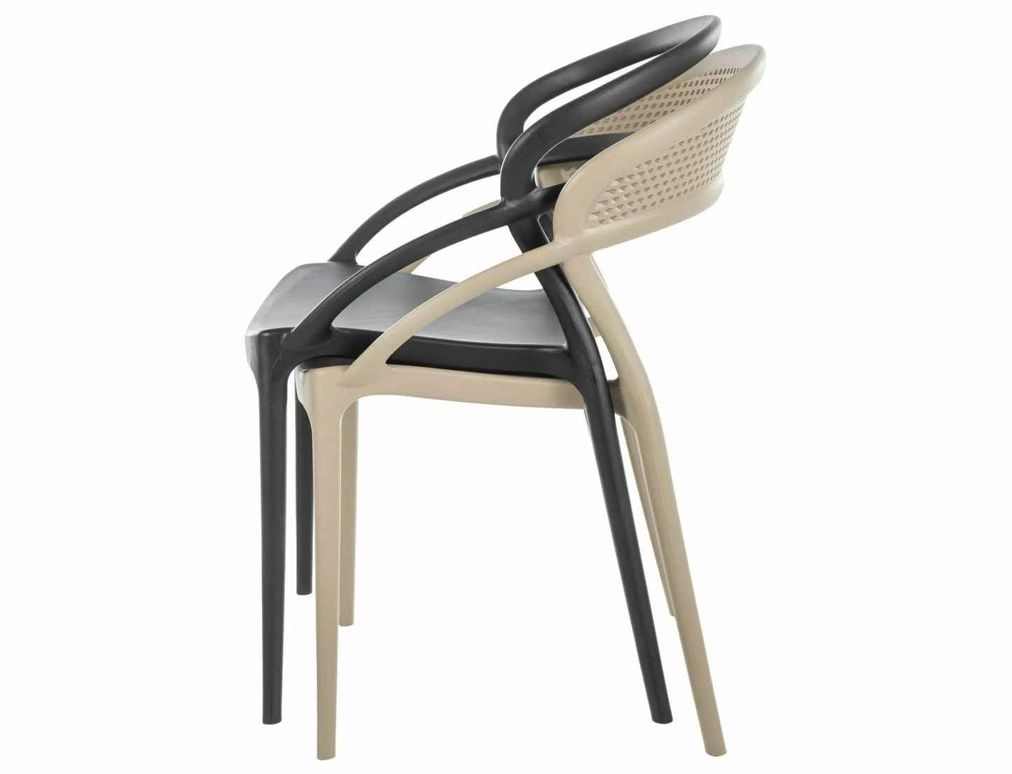 Kitchen Chair West Bogota | size: Width: 52cm, Height: 81cm, Depth: 43cm | color: Beige | image: 3 | variant: 1007932
