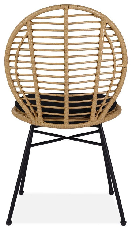 Kitchen Chair West Genoa | size: Width: 48cm, Height: 90cm, Depth: 57cm | color: Black | image: 3 | variant: 1007446