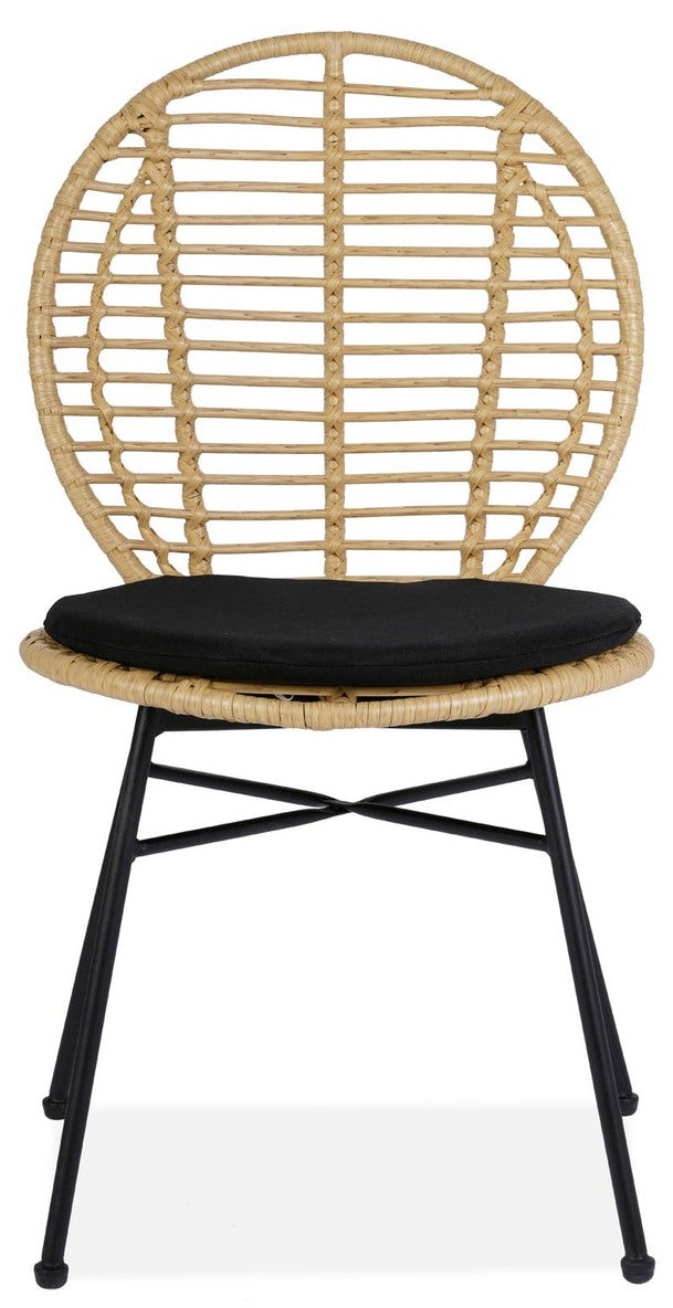 Kitchen Chair West Genoa | size: Width: 48cm, Height: 90cm, Depth: 57cm | color: Black | image: 5 | variant: 1007446