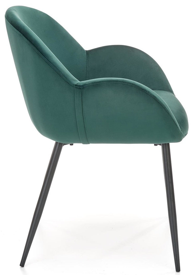 Kitchen Chair West Lausanne | size: Width: 59cm, Height: 79cm, Depth: 59cm | color: Green | image: 3 | variant: 1007458