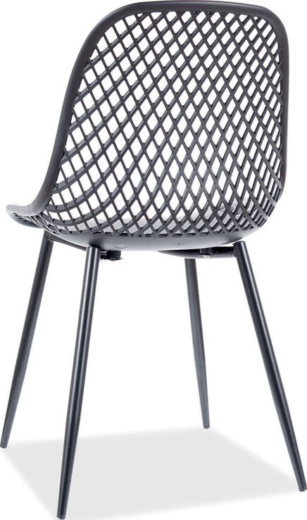 Kitchen Chair West Messina | size: Width: 46cm, Height: 75cm, Depth: 44cm | color: Black | image: 2 | variant: 1007799