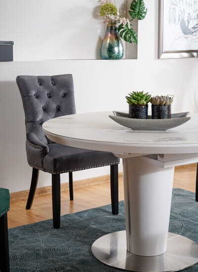 Kitchen Chair West Nantes | size: Width: 56cm, Height: 98cm, Depth: 46cm | color: Gray | image: 2 | variant: 1007718