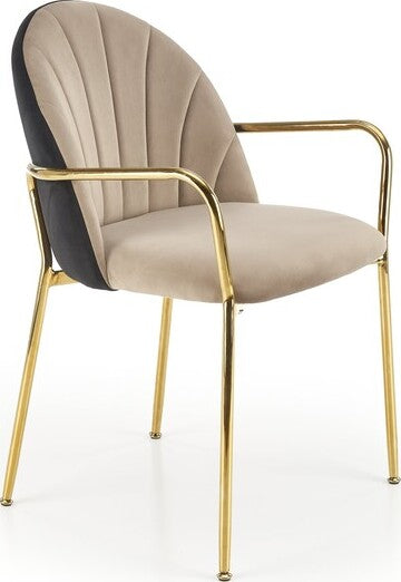 Kitchen Chair West Totnes | size: Width: 53cm, Height: 80cm, Depth: 57cm | color: Beige | image: 0 | variant: 1007320