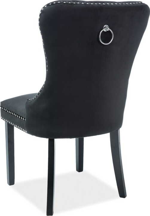 Kitchen Chair West Toulouse | size: Width: 56cm, Height: 98cm, Depth: 46cm | color: Black | image: 2 | variant: 1007716