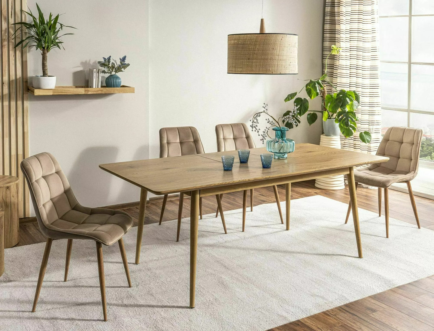 Kitchen Chair Winnipeg | size: Width: 50cm, Height: 88cm, Depth: 43cm | color: Beige | image: 1 | variant: 1003904