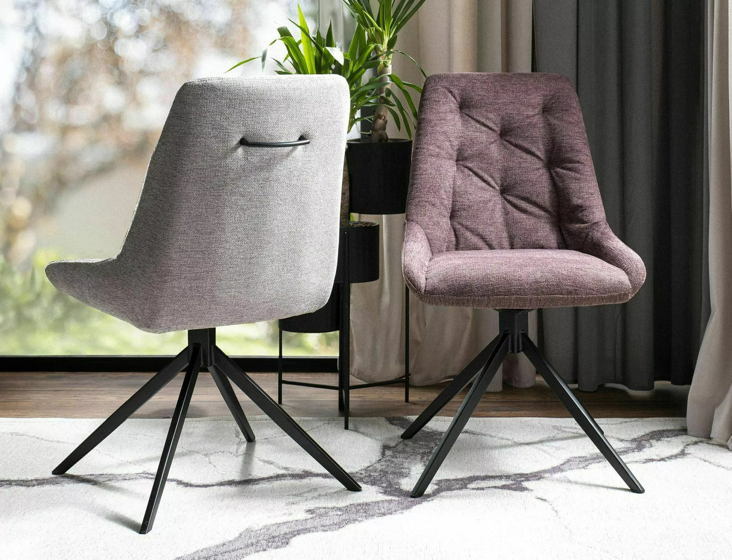 Kitchen Chair Wroclaw | size: Width: 52cm, Height: 88cm, Depth: 45cm | color: Beige | image: 1 | variant: 1003972
